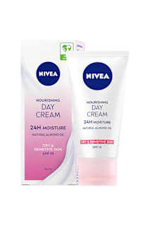 Cremă nutritivă pentru tenul uscat cu SPF15 NIVEA