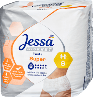 Pants Inkontinenz Super Gr. S Jessa DISKRET