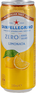 ZERO LIMONATA gazirano osvežavajuće bezalkoholno piće sa sokom od limuna, sa zaslađivačima SANPELLEGRINO