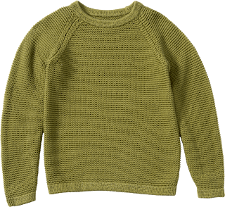 Strickpullover mit Raglan-Ärmel, grün, Gr. 134 ALANA