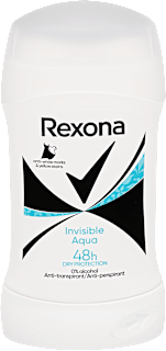 Deo stift Invisible Aqua Rexona