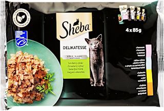 Alutasakos macskaeledel Vegyes válogatás Sheba