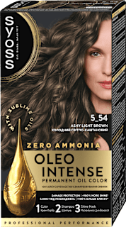Boja za kosu-  5-54 pepeljasto svetlosmeđa syoss Oleo Intense