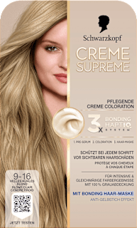Dauerhafte Coloration Creme Supreme - Nr. 9-16 Helles kühles Blond Schwarzkopf CREME SUPREME