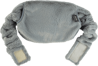 Wärmflasche Bauchtasche grau 0,8l Fashy