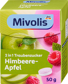 Traubenzucker 2in1, Himbeere-Apfel Mivolis