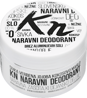 Naravni deodorant z aktiviranim ogljem Karbonoir