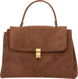 Tasche braun mit goldenem Detail PURSET