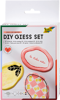 DIY Gieß-Set Untersetzer, mehrteilig (18x12 cm) folia