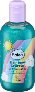 Sprchovací gél s trblietkami Rainbow Sparkle Balea