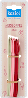 Eislöffel-Set aus Kunststoff, rosa/berry/pistazie Koziol