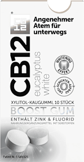 Kaugummi Boost Gum Eucalyptus White CB12