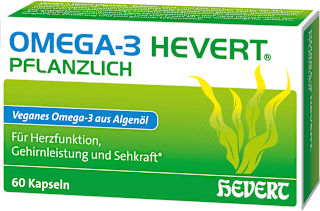 Omega-3 Hevert pflanzlich Kapseln 60 St HEVERT