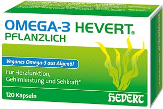 Omega-3 Hevert pflanzlich Kapseln 120 St HEVERT