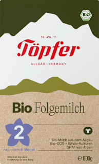 Folgemilch 2 nach dem 6. Monat Töpfer