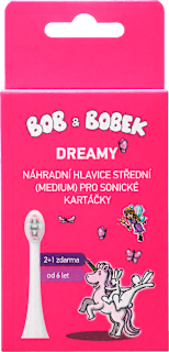 náhradní hlavice pro sonické kartáčky Dreamy medium BOB & BOBEK