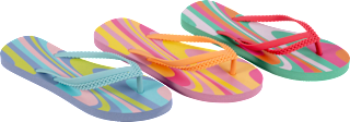 Zehentrenner Damen Swirl (1 Paar) Fashy