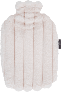 Wärmeflasche mit Flauschbezug creme 2l Fashy