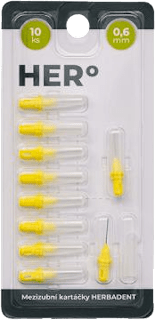 HERo ELECTRA náhradní mezizubní kartáčky 0,6 mm Herbadent