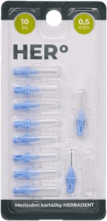 HERo ELECTRA náhradní mezizubní kartáčky 0,5 mm Herbadent