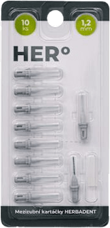 HERo ELECTRA náhradní mezizubní kartáčky 1,2 mm Herbadent
