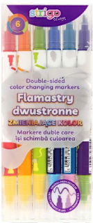 Markere duble schimb culori 5 buc /10 culori 
 Strigo