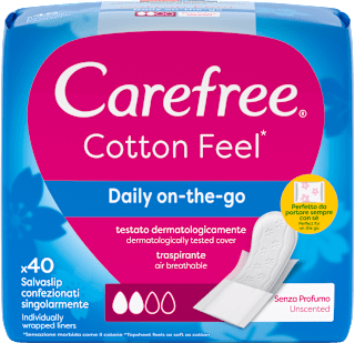 Absorbante zilnice Daily on-the-go Carefree