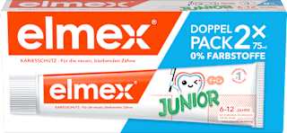 Zahnpasta Kinder Junior 6-12 Jahren (2x75ml) elmex