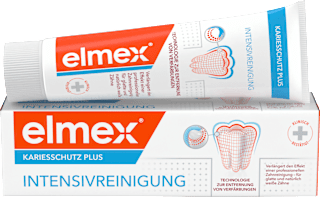 Zahnpasta Kariesschutz Plus, Intensivreinigung elmex