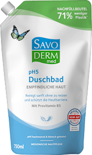 Duschgel pH5 empfinsliche Haut Nachfüllpack Savoderm med