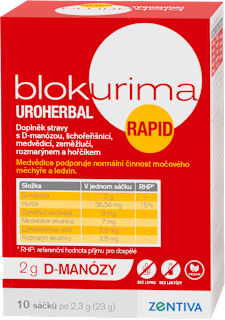 sáčky UROHERBAL RAPID 10x2,3g blokurima