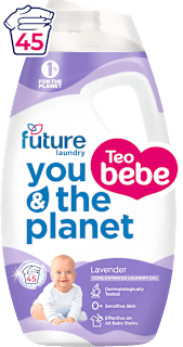 Гел за пране с лавандулов аромат, 45 пранета future Teo bebe