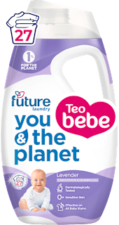 Гел за пране с лавандулов аромат, 27 пранета future Teo bebe