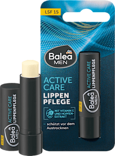 Balzam za ustnice ACTIVE CARE, ZF 15 Balea MEN