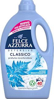 Detersivo lavatrice classico per bianchi e colorati FELCE AZZURRA