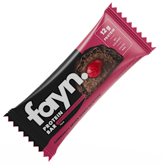 Proteinriegel Dark Chocolate Raspberry fayn.