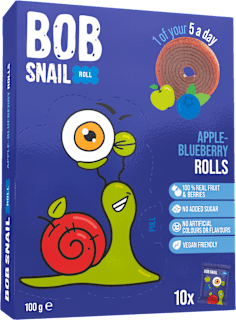 ovocné rolky Jablko a Borůvka Bob Snail