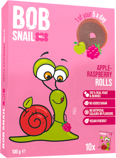 ovocné rolky Jablko a Malina Bob Snail
