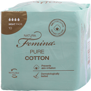 Damski nočni vložki Pure Cotton Natura Femina
