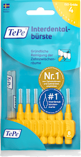Interdentalbürsten gelb 0,7 mm ISO 4 TePe