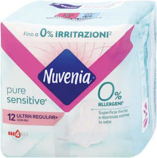 Assorbenti Pure Sensitive ultra + con ali Nuvenia