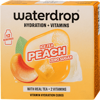 Pezsgőkocka Microdrink, barackos jegestea ízű waterdrop