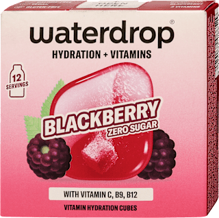 Pezsgőkocka Microdrink Snow, szeder ízű waterdrop
