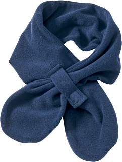 Fleeceschal mit Klettverschluss, blau PUSBLU