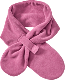 Fleeceschal mit Klettverschluss, rosa PUSBLU
