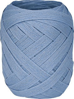 Geschenkband mittelblau Go Green