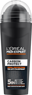 Antitranspirant Deo Roll-on Carbon Protect L'ORÉAL PARiS MEN EXPERT