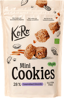 Cookies Mini Caramelized Almonds KoRo