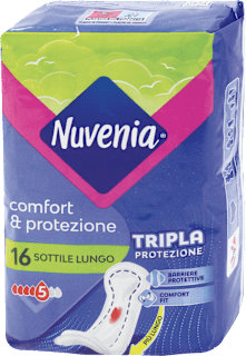 Assorbenti comfort e protezione sottile lungo Nuvenia