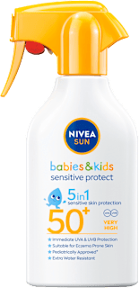 Spray de protecție solară copii - piele sensibilă SPF 50+ NIVEA SUN